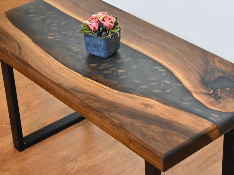 Mesa de centro de madeira