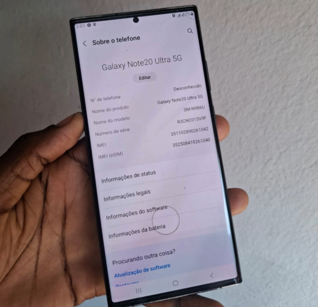 Samsung Galaxy Not 20